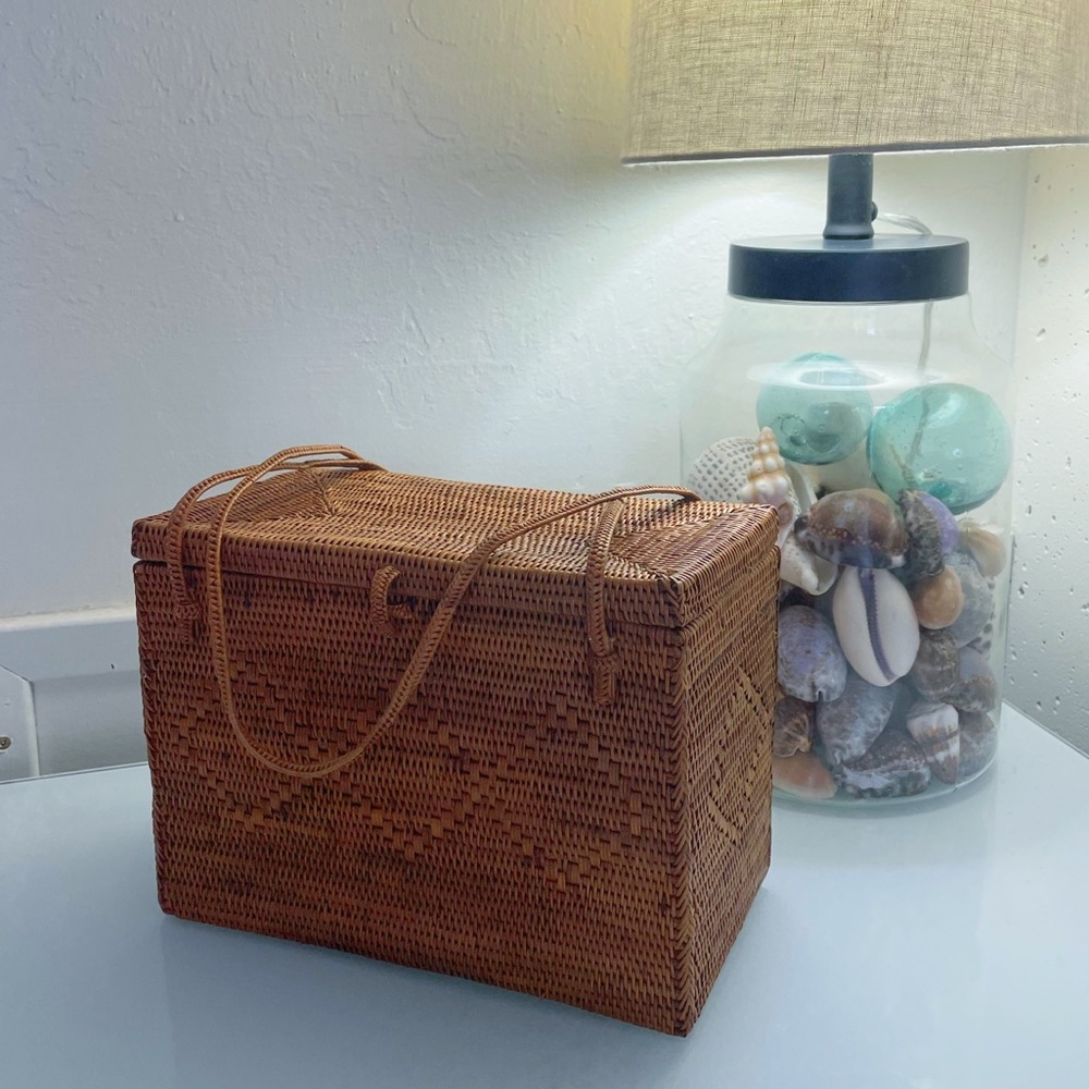 Handmade Rattan Handbag from Bali ✨